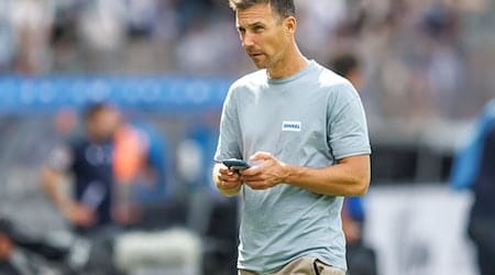 Am Samstag treffen der KSC und Christian Eichner auf den 1. FC Nürnberg. (Archivbild) / Foto: Andreas Gora/dpa