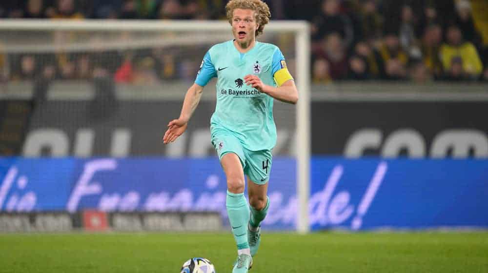 Verletzt ausgewechselt: 1860-Kapitän Jesper Verlaat. / Foto: Robert Michael/dpa