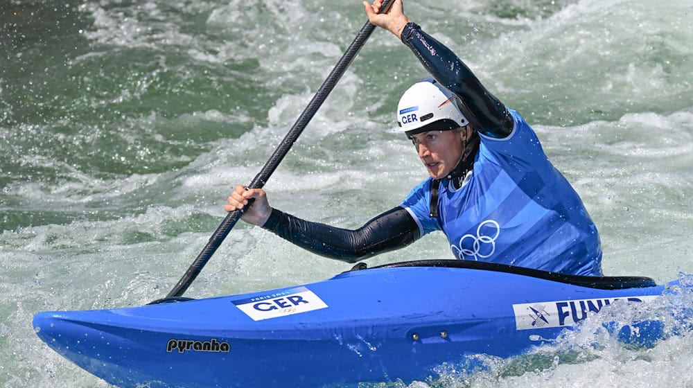 Ricarda Funk ist erstmals richtig zufrieden im Kaja-Cross. Beim Weltcupfinale wird sie Zweite im Time Trial und siegt im danach sogar. (Archivbild) / Foto: Sebastian Kahnert/dpa
