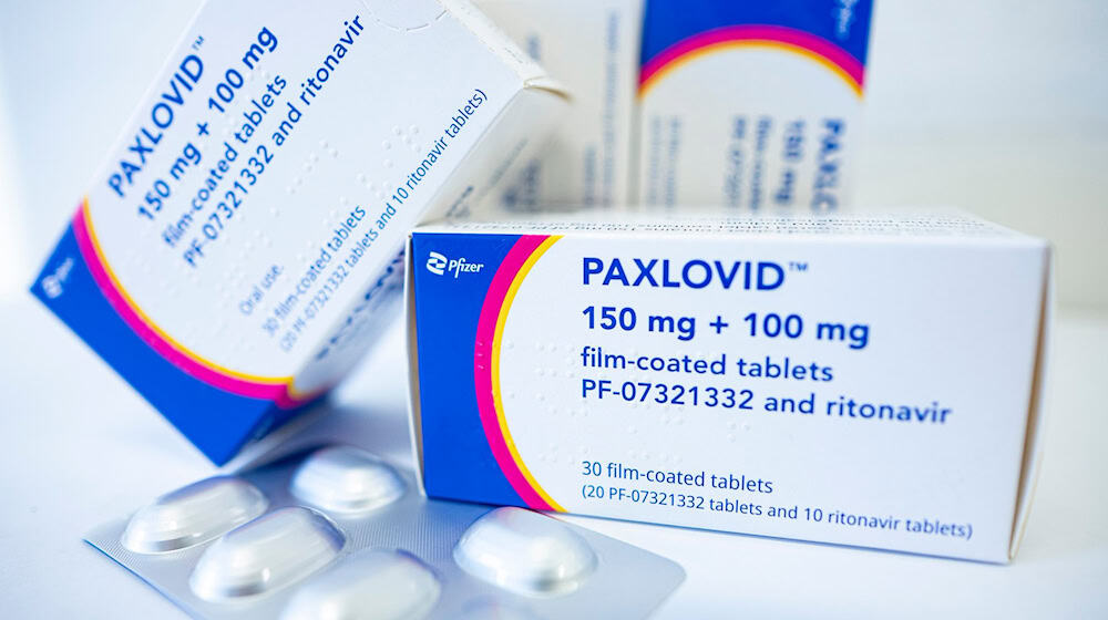 Die Bundesregierung schaffte Paxlovid im großen Stil an (Archivbild).  / Foto: Fabian Sommer/dpa