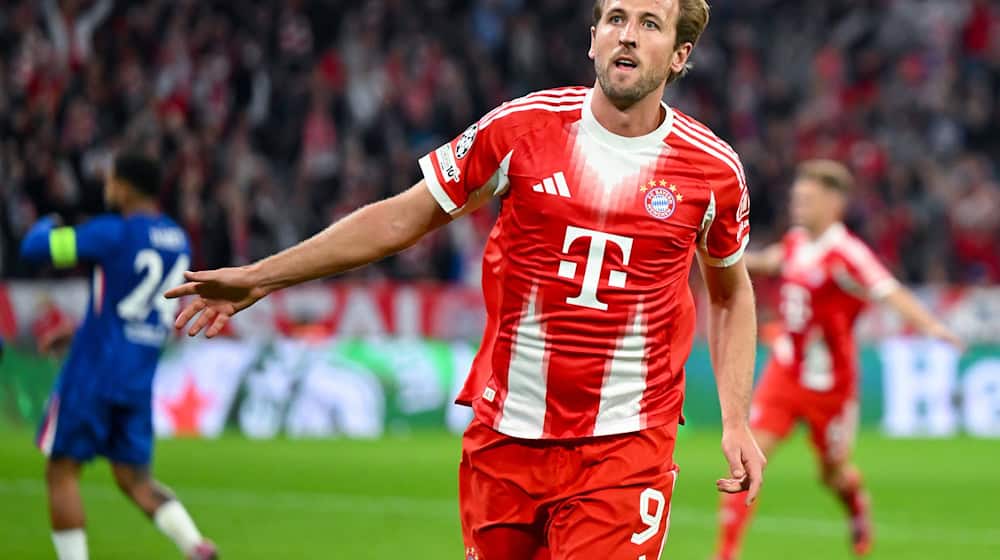 Harry Kane ist derzeit beim FC Bayern in einer bestechenden Form. (Archivfoto) / Foto: Sven Hoppe/dpa
