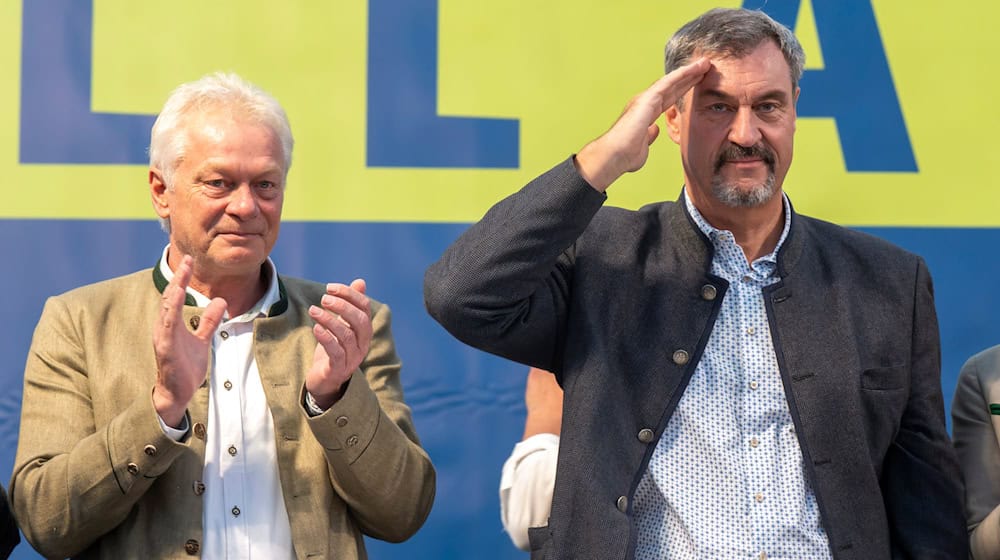 Nach knapp vier Monaten im Amt durfte der CSU-Politiker Alois Rainer beim Gillamoos sprechen. / Foto: Peter Kneffel/dpa