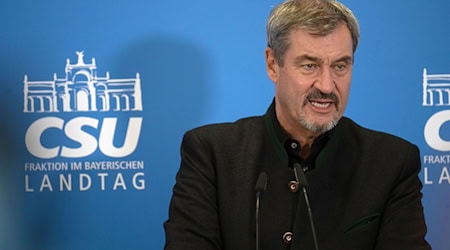 CSU-Chef Söder fordert schnelle und konsequente Beschlüsse der schwarz-roten Koalition in Berlin. Alles, was über den Inhalt des Koalitionsvertrages hinausgeht, schließt er kategorisch aus. (Archivbild) / Foto: Pia Bayer/dpa