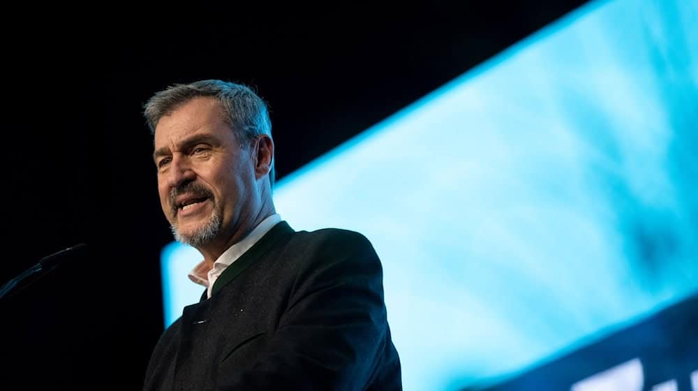 CSU-Chef Söder meint: «Ohne Auto droht ein Kollaps.» / Foto: Fabian Strauch/dpa