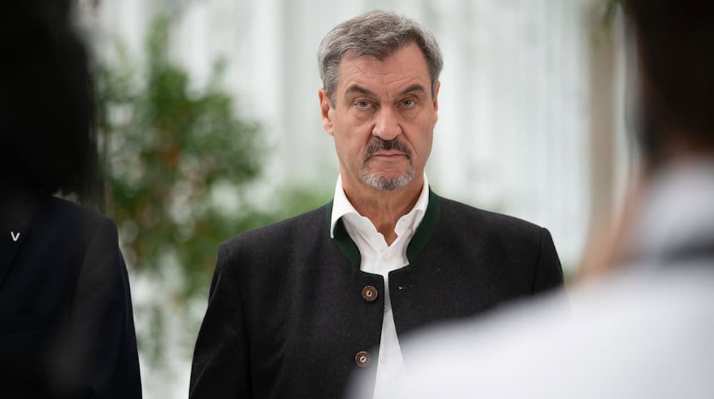 Markus Söder will den bayerischen Staat in den nächsten 15 Jahren deutlich schlanker machen (Archivbild).  / Foto: Leonie Asendorpf/dpa