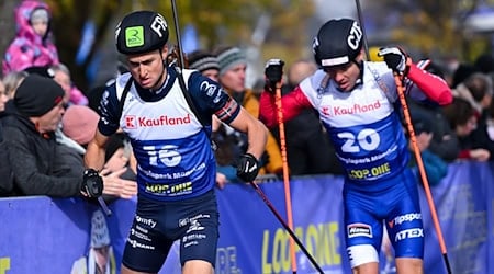 Eric Perrot (l) gewinnt das erste Loop-One-Festival.  / Foto: Sven Hoppe/dpa