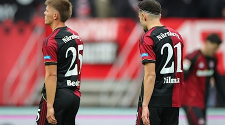 Für den 1. FC Nürnberg setzte es in der 2. Liga daheim gegen Kiel einen kleinen Dämpfer. / Foto: Daniel Karmann/dpa