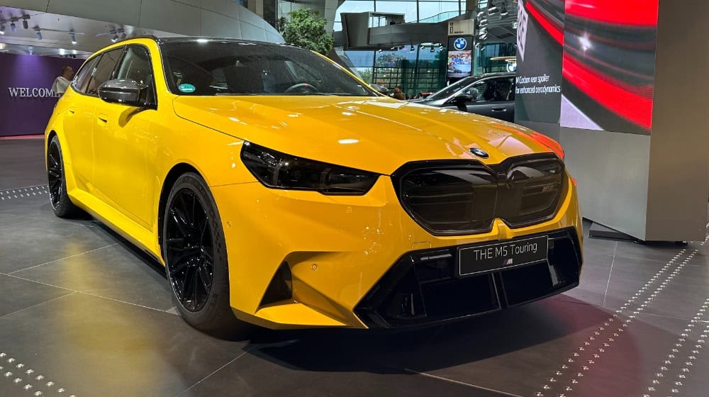 BMW M5 Touring gelb (Bild: Thomas Wolf)