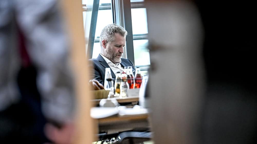 AfD-Politiker Petr Bystron hatte die Fotocollage im Sommer 2022 im Internet geteilt - damals noch auf Twitter. (Archivbild) / Foto: Britta Pedersen/dpa