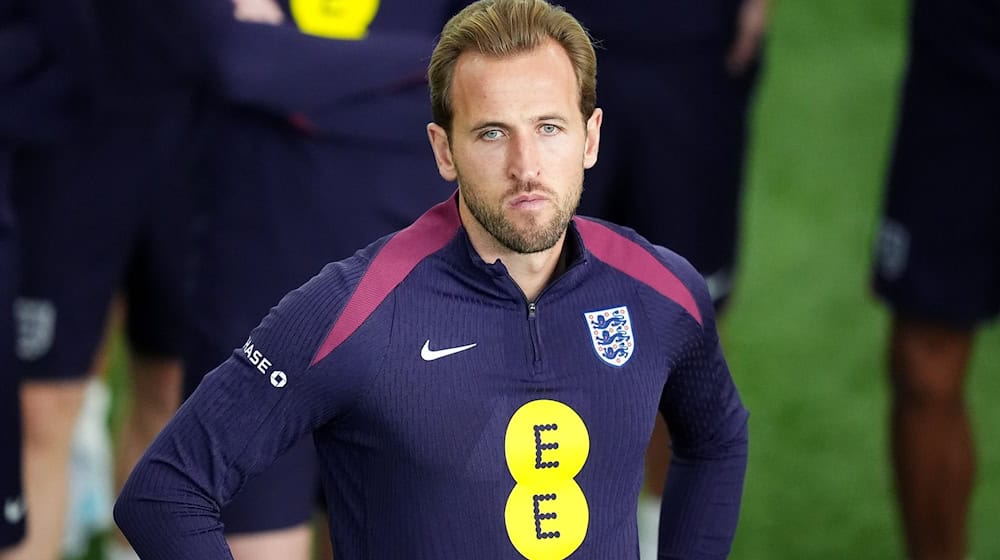 Trainiert momentan nur eingeschränkt: Harry Kane / Foto: Martin Rickett/PA Wire/dpa