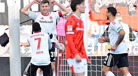 Robin Knoche rettete dem 1. FC Nürnberg einen späten Punkt. / Foto: Uwe Anspach/dpa Robin Knoche rettete dem 1. FC Nürnberg einen späten Punkt. / Foto: Uwe Anspach/dpa