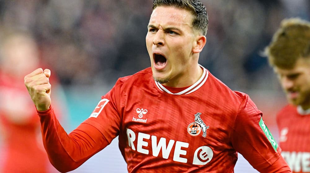 Offen, ob er gegen den FC Augsburg in der Startelf des 1. FC Köln steht: Saïd El Mala. (Archivbild) / Foto: Uwe Anspach/dpa