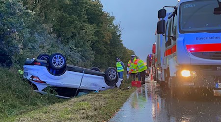 Unfallstelle auf der A3 bei Parsberg. Hier kamen eine Mutter und ihr Baby ums Leben. / Foto: Felix Besold/News5/dpa
