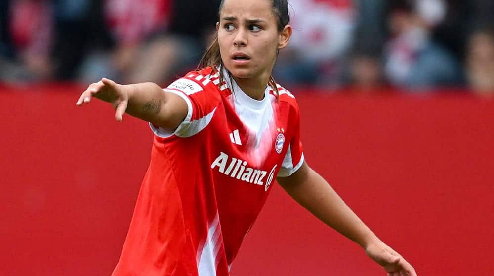 Schon wieder verletzt: Nationalspielerin Lena Oberdorf. (Archivbild) / Foto: Sven Hoppe/dpa