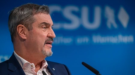 CSU-Chef Markus Söder wählt klare Worte in Richtung AfD.  / Foto: Peter Kneffel/dpa