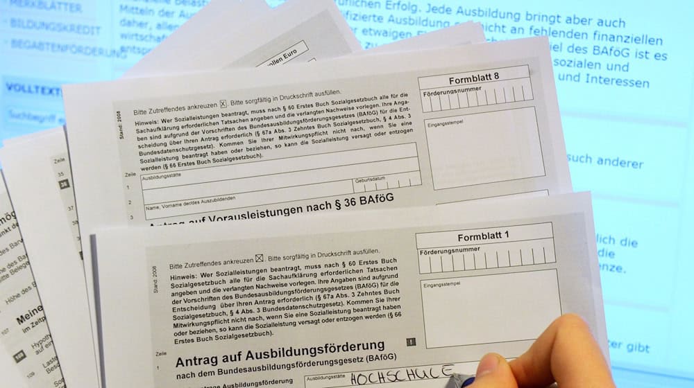 Die Zahl der Bafög-Empfänger in Bayern ist in den vergangenen zehn Jahren deutlich gesunken (Archivbild).  / Foto: picture alliance / Marcus Brandt/dpa