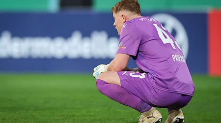 Wird er die Nummer 1? Silas Prüfrock spielte im Pokal. / Foto: Daniel Karmann/dpa Wird er die Nummer 1? Silas Prüfrock spielte im Pokal. / Foto: Daniel Karmann/dpa