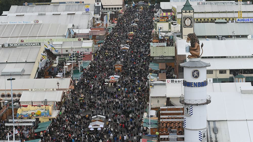 Viele Besucher zog die Wiesn auch dieses Jahr an - aber woher kamen sie? / Foto: Felix Hörhager/dpa