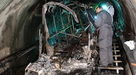 Nur 12 Menschen überlebten das Tunnel-Inferno. (Archivbild) / Foto: Franz Neumayr/epa apa/dpa