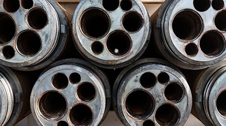 Montag beginnt der Bau von Suedlink in Thüringen (Archivbild). / Foto: Marijan Murat/dpa