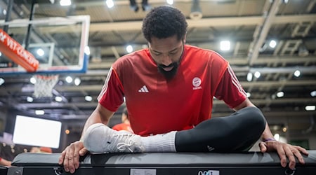 Spencer Dinwiddie fand bei der Niederlage in Valencia zu spät seinen Rhythmus. (Archivbild) / Foto: Harald Tittel/dpa