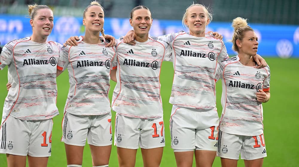 Erreichen das Pokal-Viertelfinale: Die Bayern-Frauen. (Archivbild) / Foto: Swen Pförtner/dpa