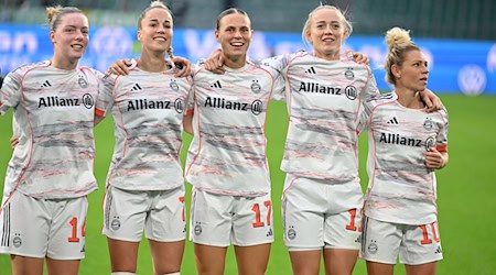 Erreichen das Pokal-Viertelfinale: Die Bayern-Frauen. (Archivbild) / Foto: Swen Pförtner/dpa