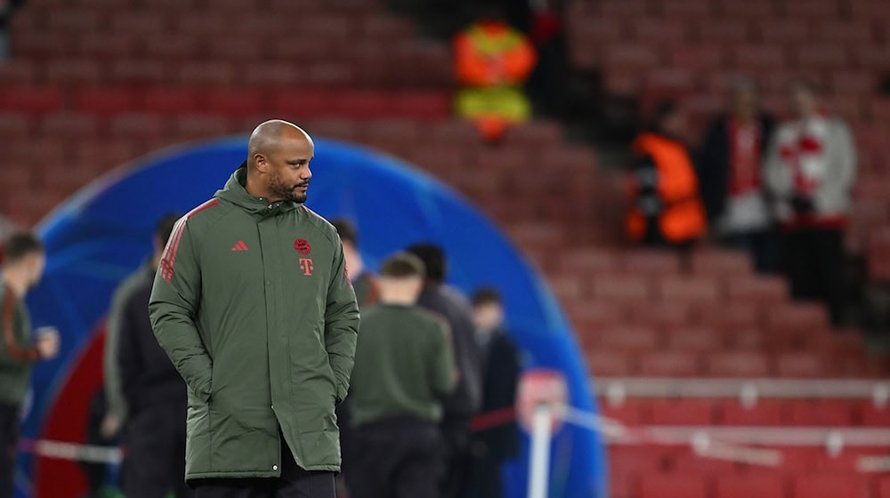 Bayern-Trainer Vincent Kompany warnt vor dem FC St. Pauli. (Archivfoto) / Foto: Sven Hoppe/dpa