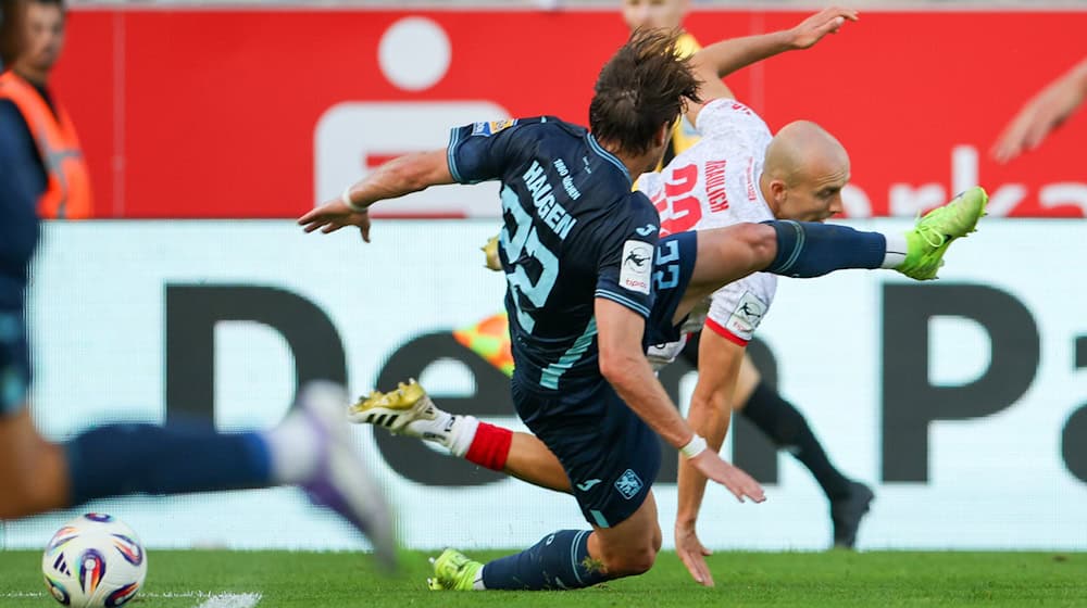 Mit vollem Einsatz: Sigurd Haugen. (Archivbild) / Foto: Christoph Reichwein/dpa