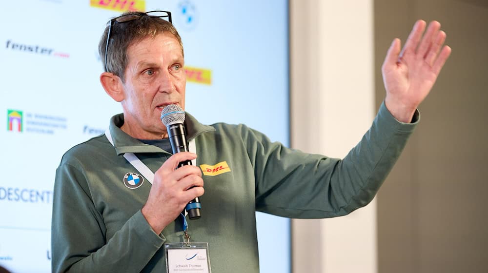 Bei der Saisoneröffnung in Ismaning gibt BSD-Vorstandschef Thomas Schwab auch das Olympia-Ziel aus. (Archivbild) / Foto: Bernd Thissen/dpa