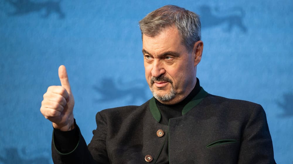 Radfahren und Schwimmen findet CSU-Chef Markus Söder heutzutage besser als Joggen.  / Foto: Silas Stein/dpa