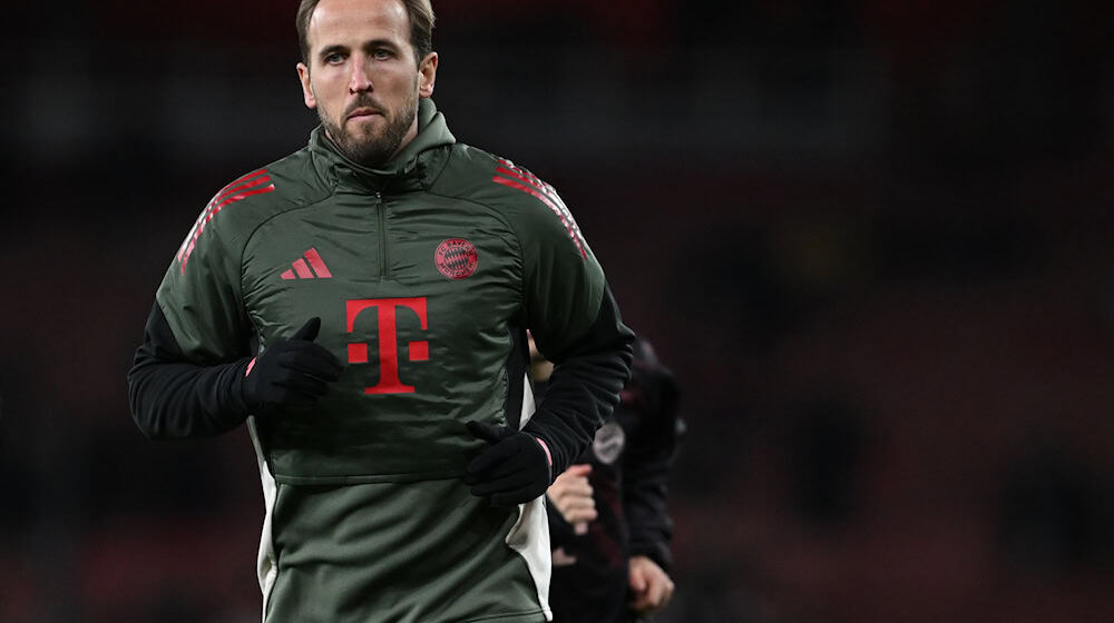Harry Kane besitzt beim FC Bayern einen Vertrag bis Sommer 2027.  / Foto: Sven Hoppe/dpa