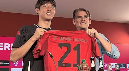 Als Japaner beim FC Bayern unter Vertrag: Hiroki Ito. (Archivfoto) / Foto: Christian Kunz/dpa