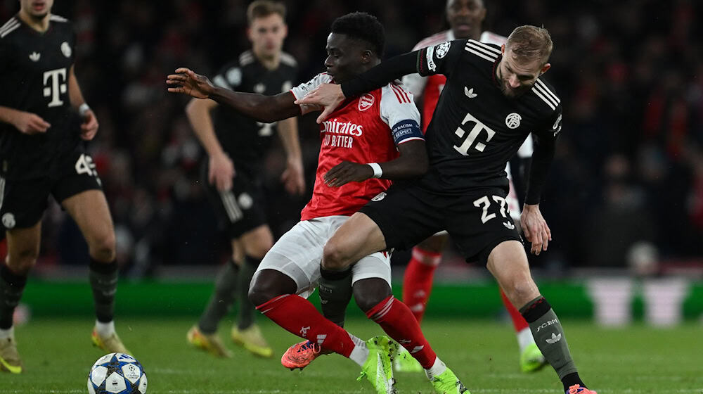 Der FC Bayern war zum Spitzenspiel in London zu Gast. / Foto: Sven Hoppe/dpa