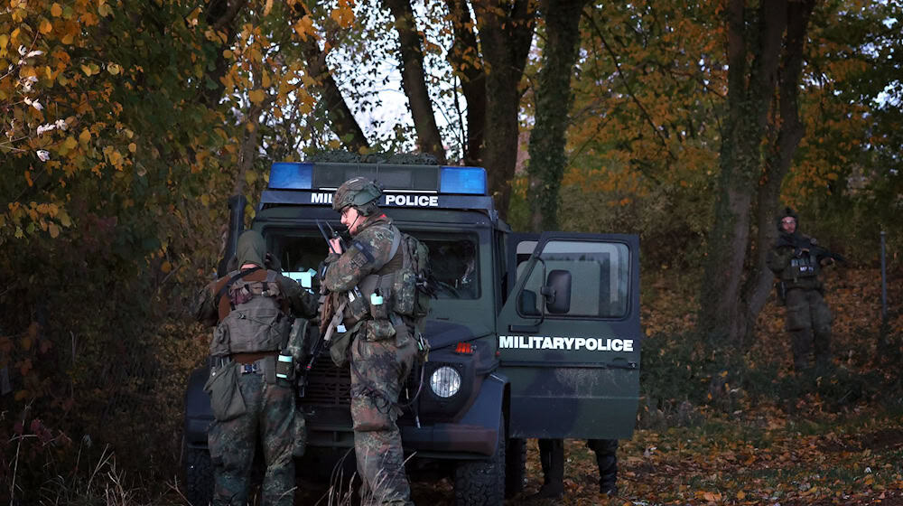 Bei der Übung «Marshal Power» hatten Bundeswehr und Polizei eigentlich zusammen trainieren sollen. (Archivbild) / Foto: Karl-Josef Hildenbrand/dpa