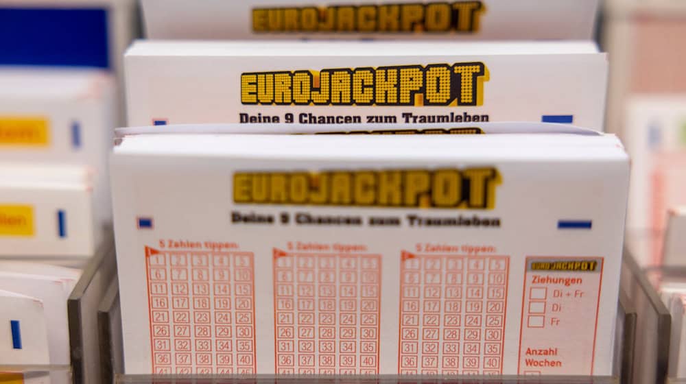 Den Jackpot hatte er nicht geknackt, dennoch ist ein Mann aus Schwaben um fast sechs Millionen Euro reicher. (Symbolbild) / Foto: Thomas Banneyer/dpa