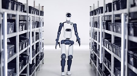 Der humanoide Roboter Agile One soll ab Anfang 2026 bei München in Serie produziert werden. (Handout) / Foto: Agile Robots/dpa