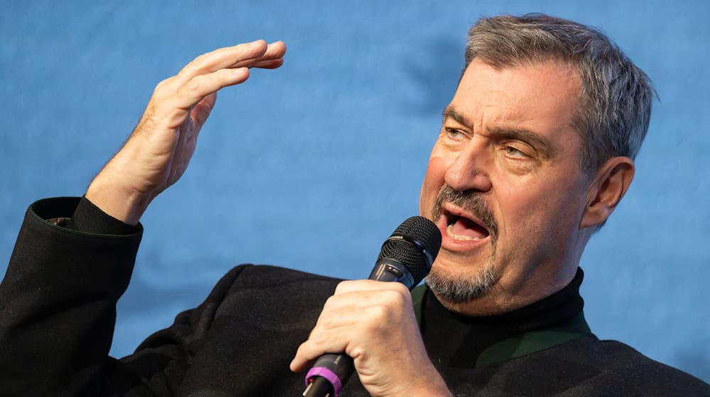 Markus Söder greift die AfD frontal an. (Archivbild) / Foto: Silas Stein/dpa