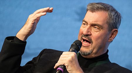 Markus Söder greift die AfD frontal an. (Archivbild) / Foto: Silas Stein/dpa