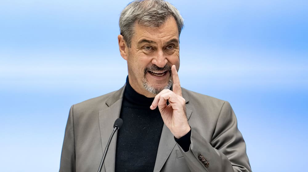 CSU-Chef Söder sieht in der deutschen Energiepolitik grundlegenden Änderungsbedarf. / Foto: Fabian Sommer/dpa