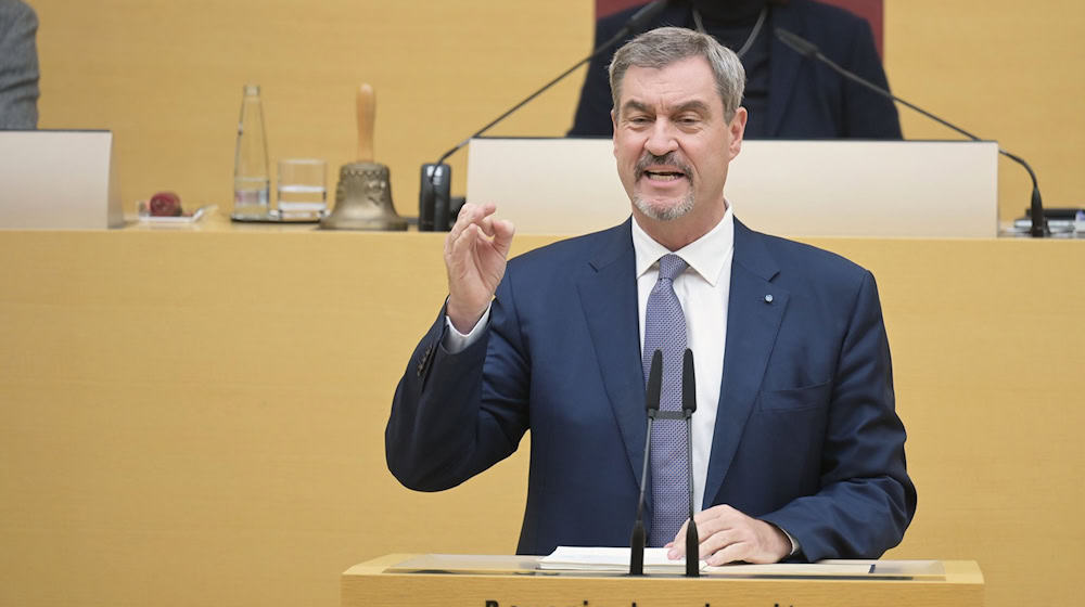 Markus Söder verteidigt das Aus für das Familiengeld. / Foto: Malin Wunderlich/dpa