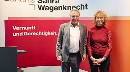 Die Einigkeit ist dahin: Zwischen den beiden BSW-Co-Vorsitzenden Klaus Ernst und Irmgard Freihoffer tobt ein heftiger Streit. (Archivbild) / Foto: Daniel Löb/dpa