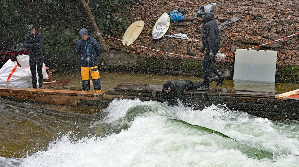 Ein Hauch einer grünen Welle war bereits beim Vorversuch zu sehen. (Archivbild) / Foto: Malin Wunderlich/dpa