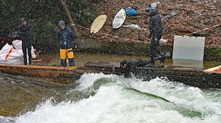 Ein Hauch einer grünen Welle war bereits beim Vorversuch zu sehen. (Archivbild) / Foto: Malin Wunderlich/dpa