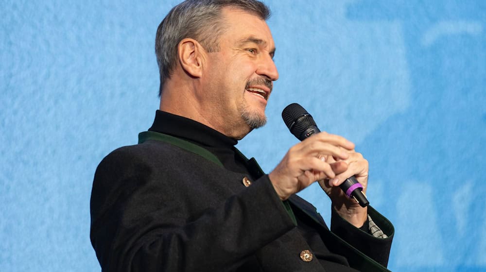 Im Gespräch hat Söder über seine erste Liebe geplaudert. / Foto: Silas Stein/dpa