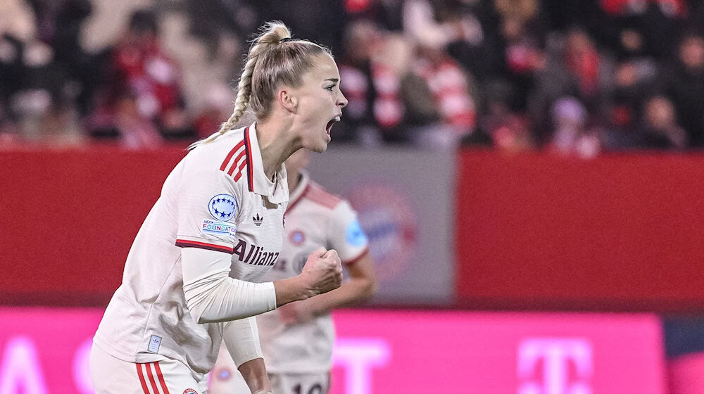 Sehenswerter Treffer gegen den HSV: Bayern-Star Giulia Gwinn. (Archivbild) / Foto: Harry Langer/dpa