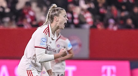 Sehenswerter Treffer gegen den HSV: Bayern-Star Giulia Gwinn. (Archivbild) / Foto: Harry Langer/dpa