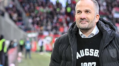 FCA-Interimscoach Baum steht vor seinem letzten Spiel. (Archivbild) / Foto: Harry Langer/dpa