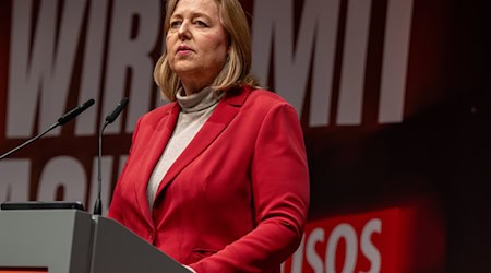 Auf dem Juso-Bundeskongress hatte Bas sich kritisch über die deutschen Arbeitgeber geäußet. (Archivbild) / Foto: Harald Tittel/dpa