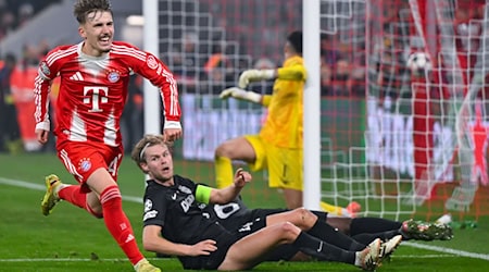 Lennart Karl traf zum umjubelten 2:1. / Foto: Sven Hoppe/dpa